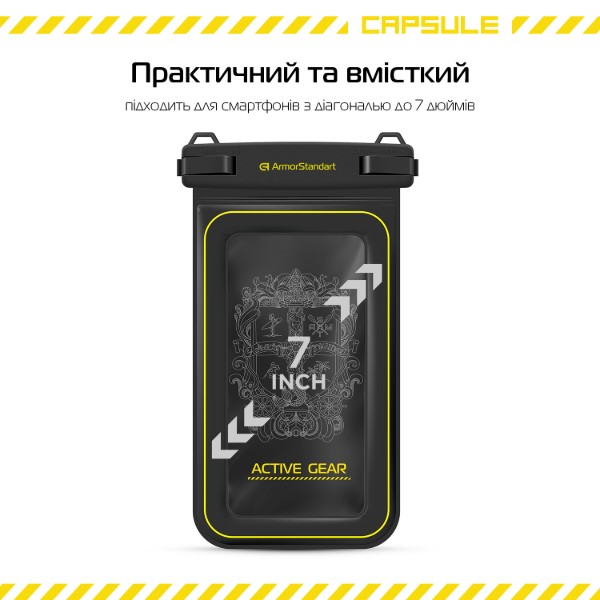 Фото - Уцінка - Чохол для смартфону Armorstandart Capsule Shell Black (ARM84419)